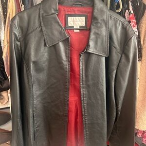 Black Leather Jacket Worthington
